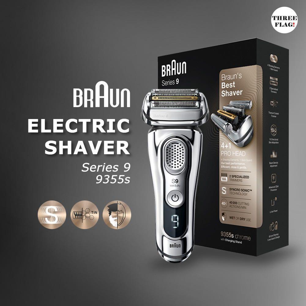 Braun Electric Shaver Series 9 Wet & Dry shaver, Design Edition, black