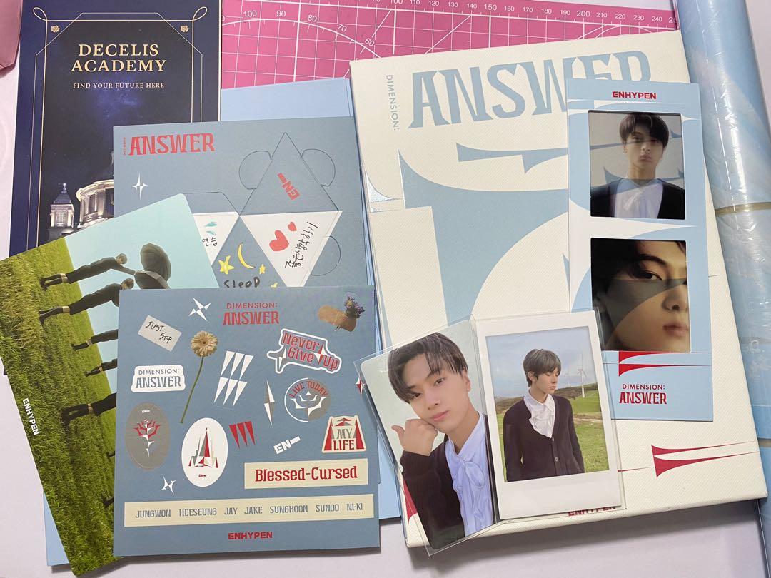 Enhypen Dimension:Answer Unsealed with Complete Inclusions and Poster ...
