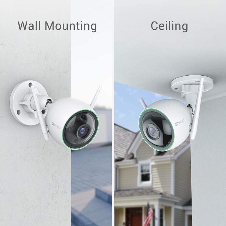 EZVIZ Outdoor Security Camera Color Night Vision, 1080P AIPowered