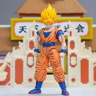 Custom detailed figure rise standard Super Saiyan Goku not shf figuarts
