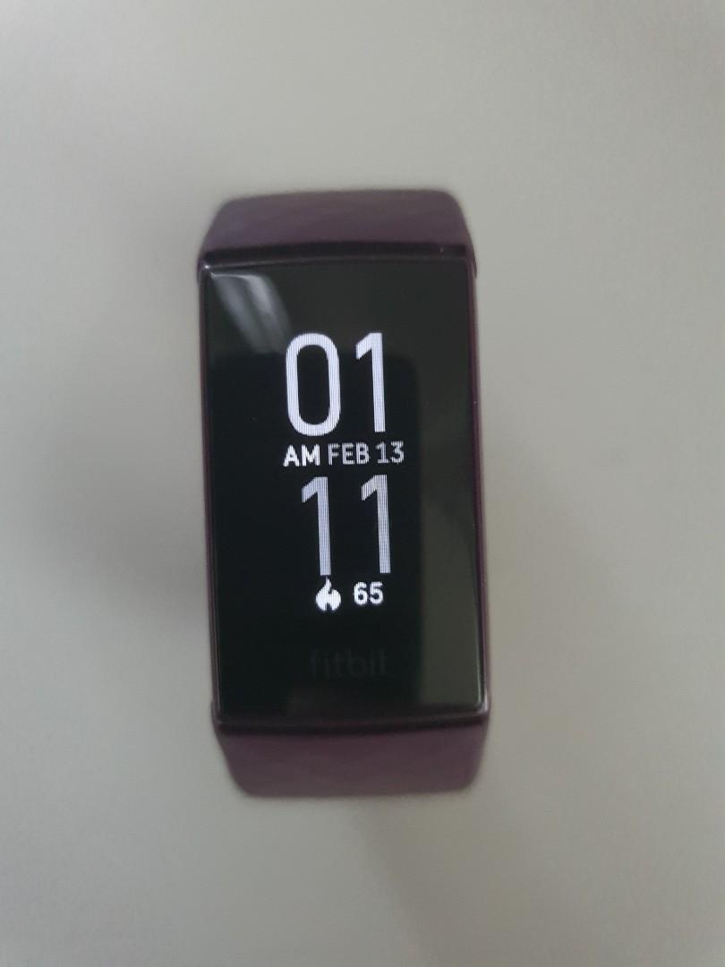 FITBIT CHARGE 4 ROSEWOOD COLOR Mobile Phones Gadgets Wearables Smart Watches on Carousell