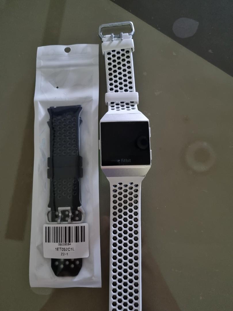 Fitbit ionic Adidas version (Category: Watches) located in Kuala Lumpur. Submitted by jingyi85 (Listing ID 1143412107, Image 2). Description: fitbit ionic Adidas version to let, fully functional reason to sell: upgrade fitbit sense.
