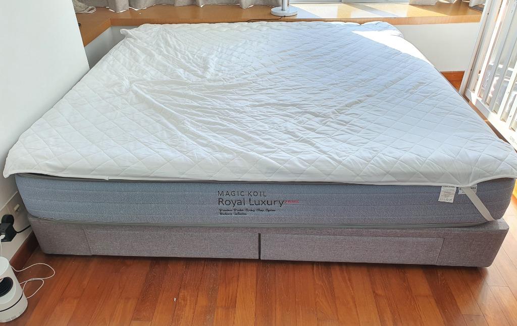 FREE Magic Koil Royal Luxury Prime King Mattress and bed frame