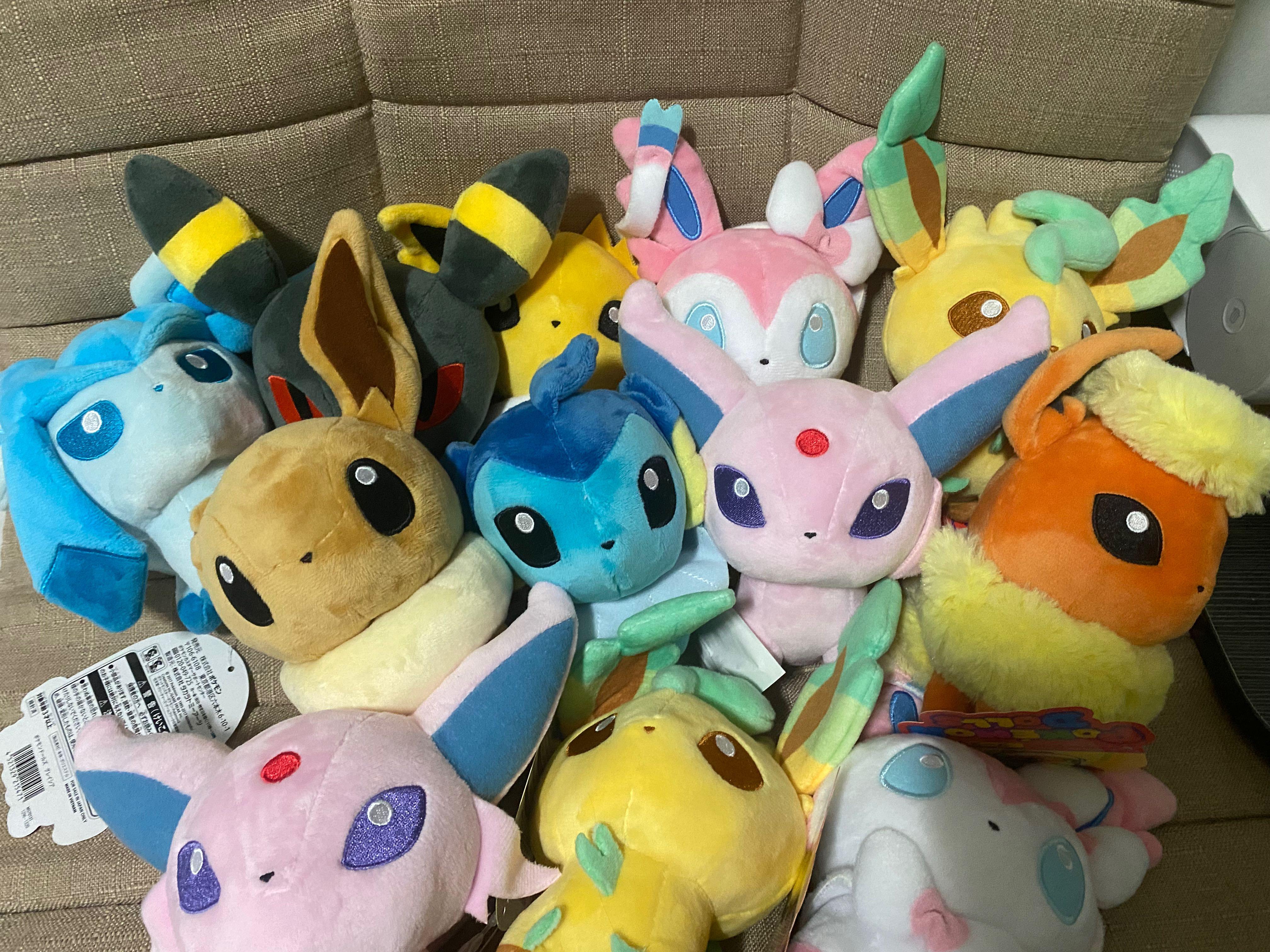 Eevee 2024 evolution plushies