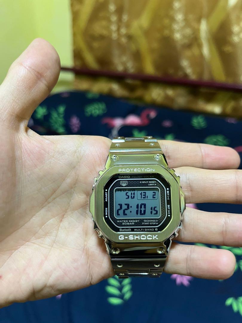 G shock gmw b5000 silver best sale