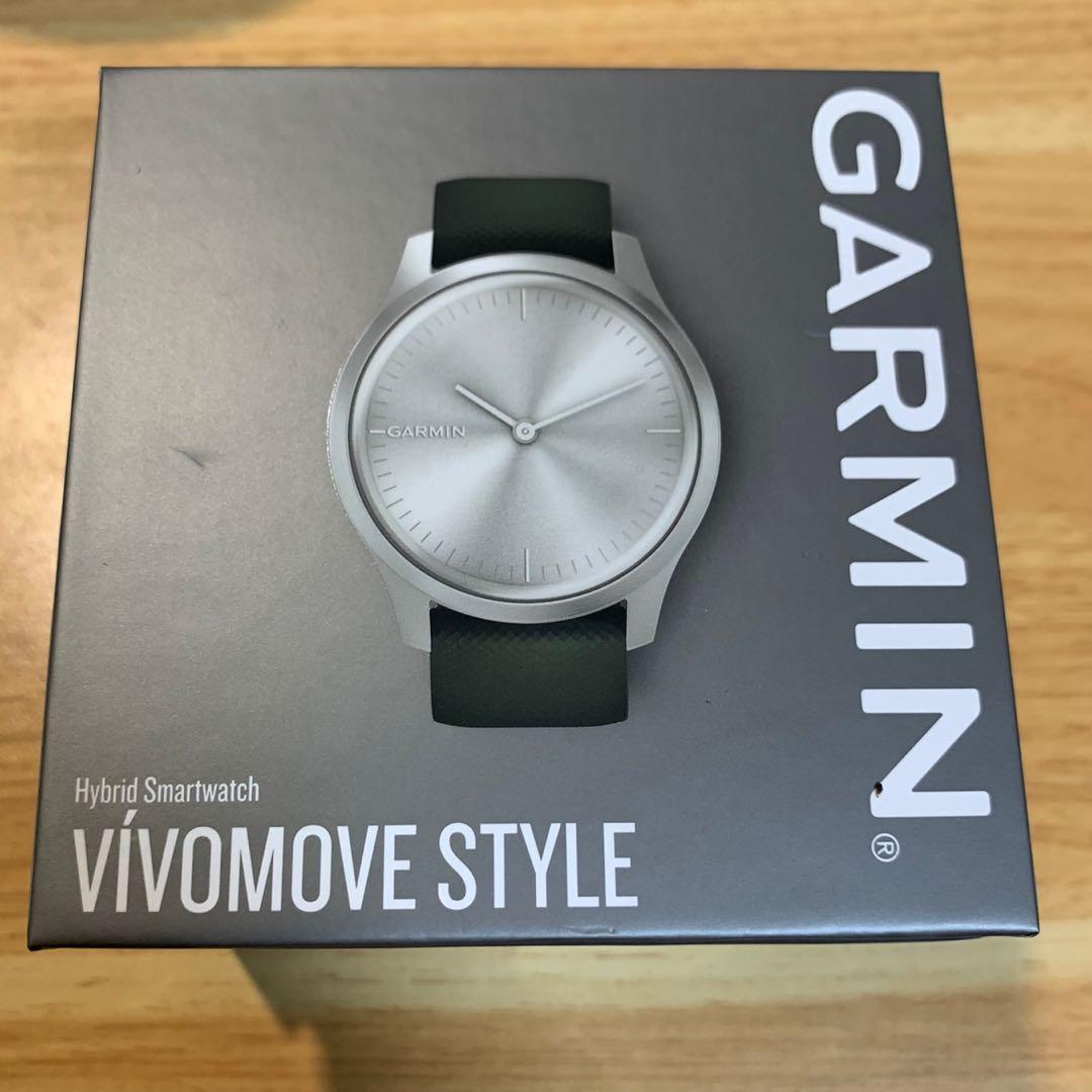 Garmin vivomove style outlet silver moss