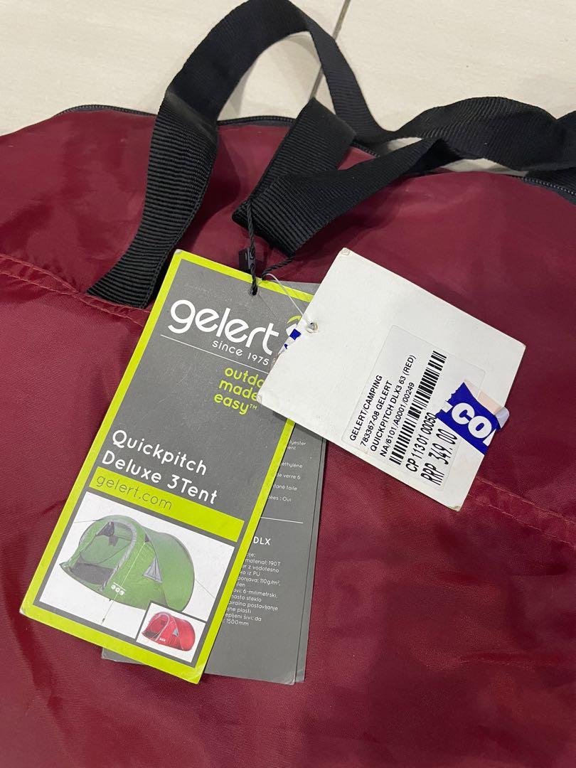 Gelert Quickpitch Deluxe 3 Tent, Sports Equipment, Sports & Games