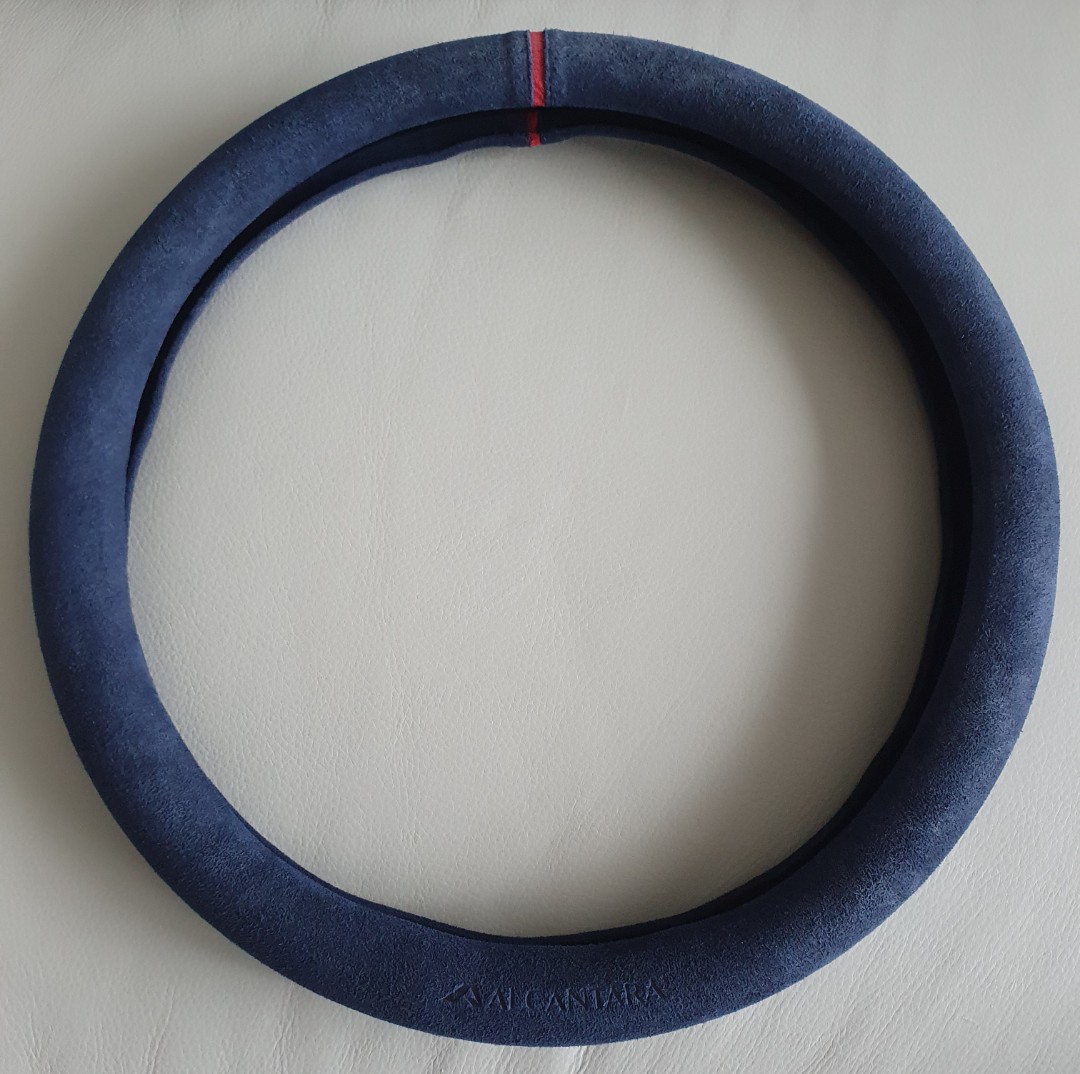 Genuine Alcantara steering wheel cover, Car Accessories, Accessories on
