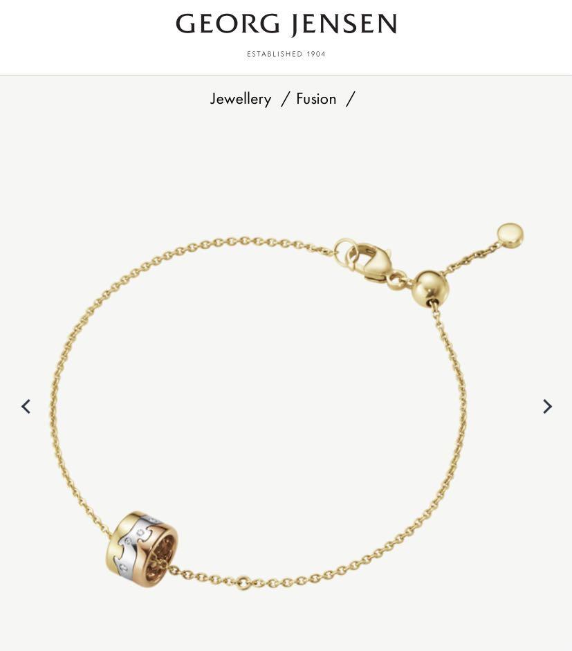 Georg jensen gold bracelet sales