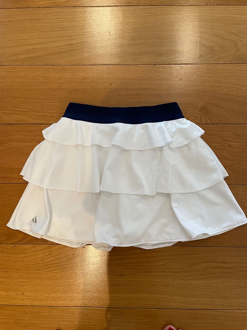 Girls White Tennis Skirt Women s Fashion Activewear on Carousell