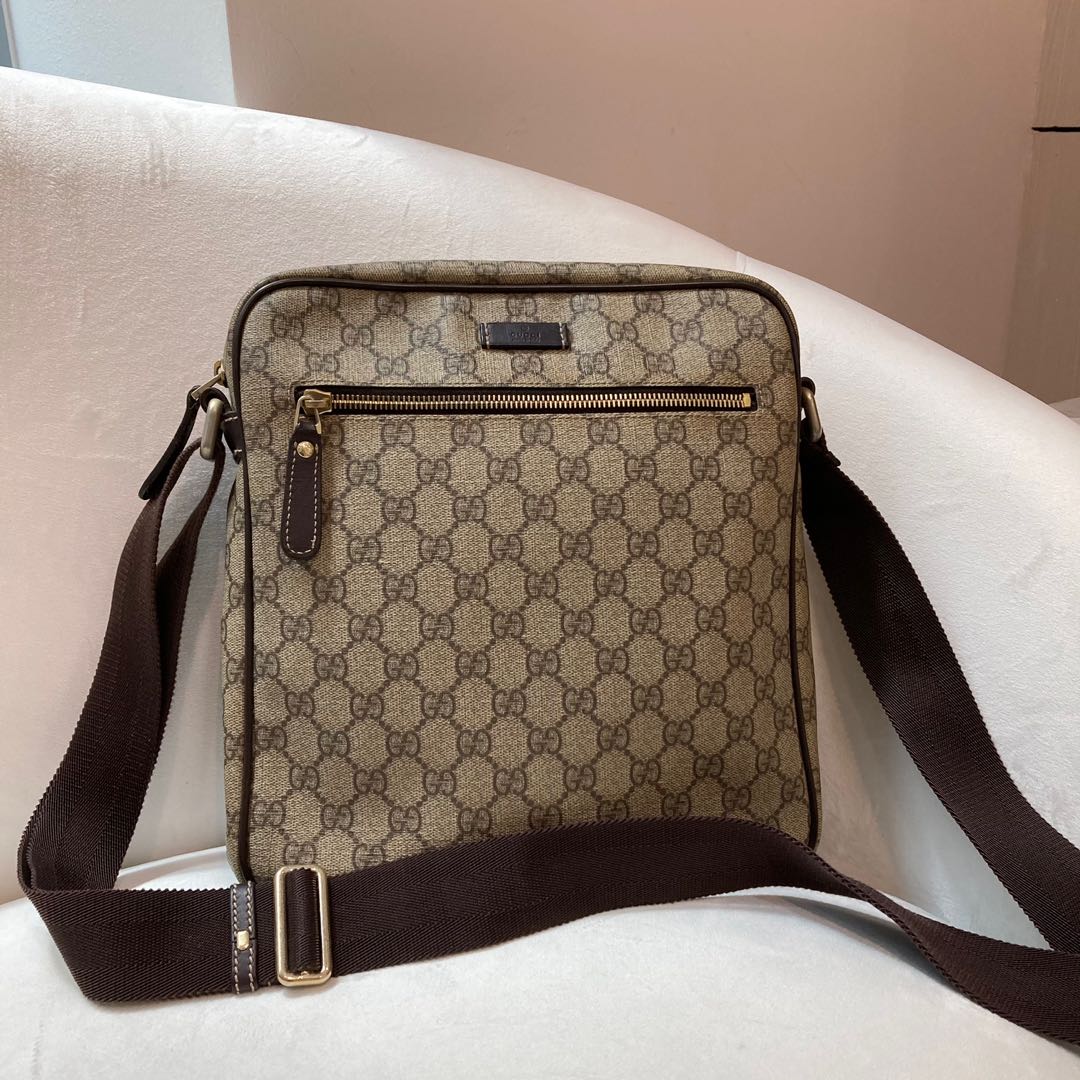 Gucci monogram sling on sale bag
