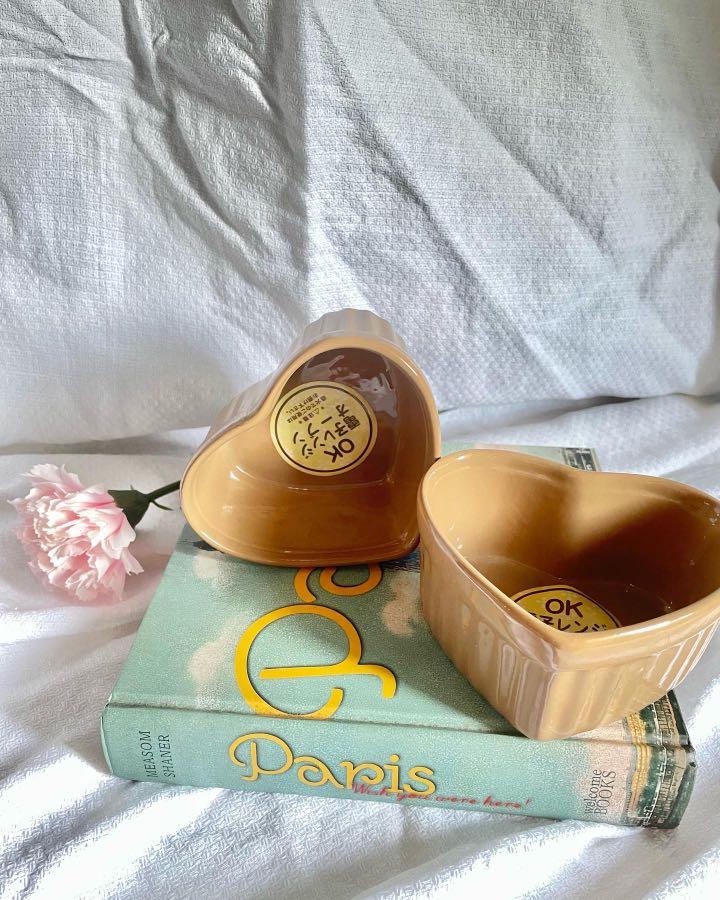 Heart-shaped ramekins (brown) (Category: Bakeware) located in Quezon City. Submitted by shopgood_mnl (Listing ID 1143381278, Image 1). Description: P140 each P250 take all.