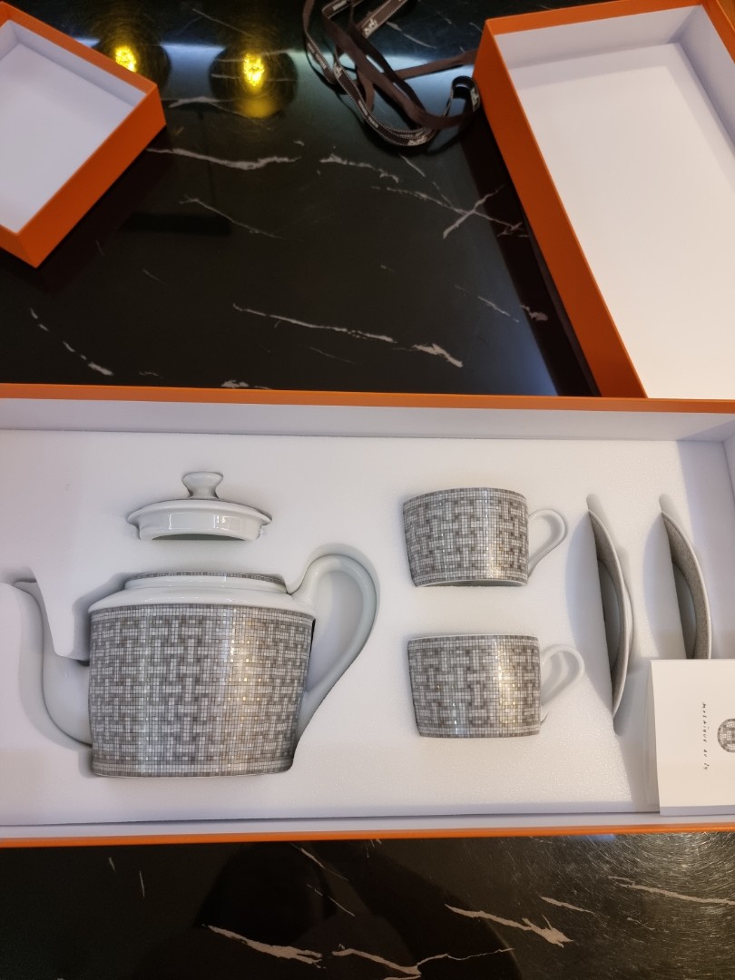 Hermes tea set, Luxury, Accessories on Carousell
