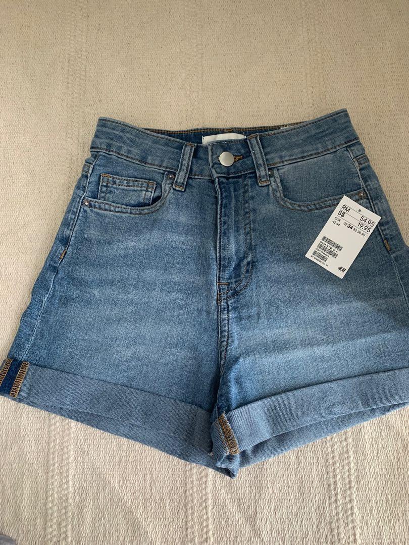 H\u0026M Denim Shorts, Women's Fashion 