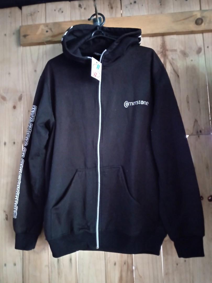 Hoodie cornerstone limited, Fesyen Pria, Pakaian , Baju ...