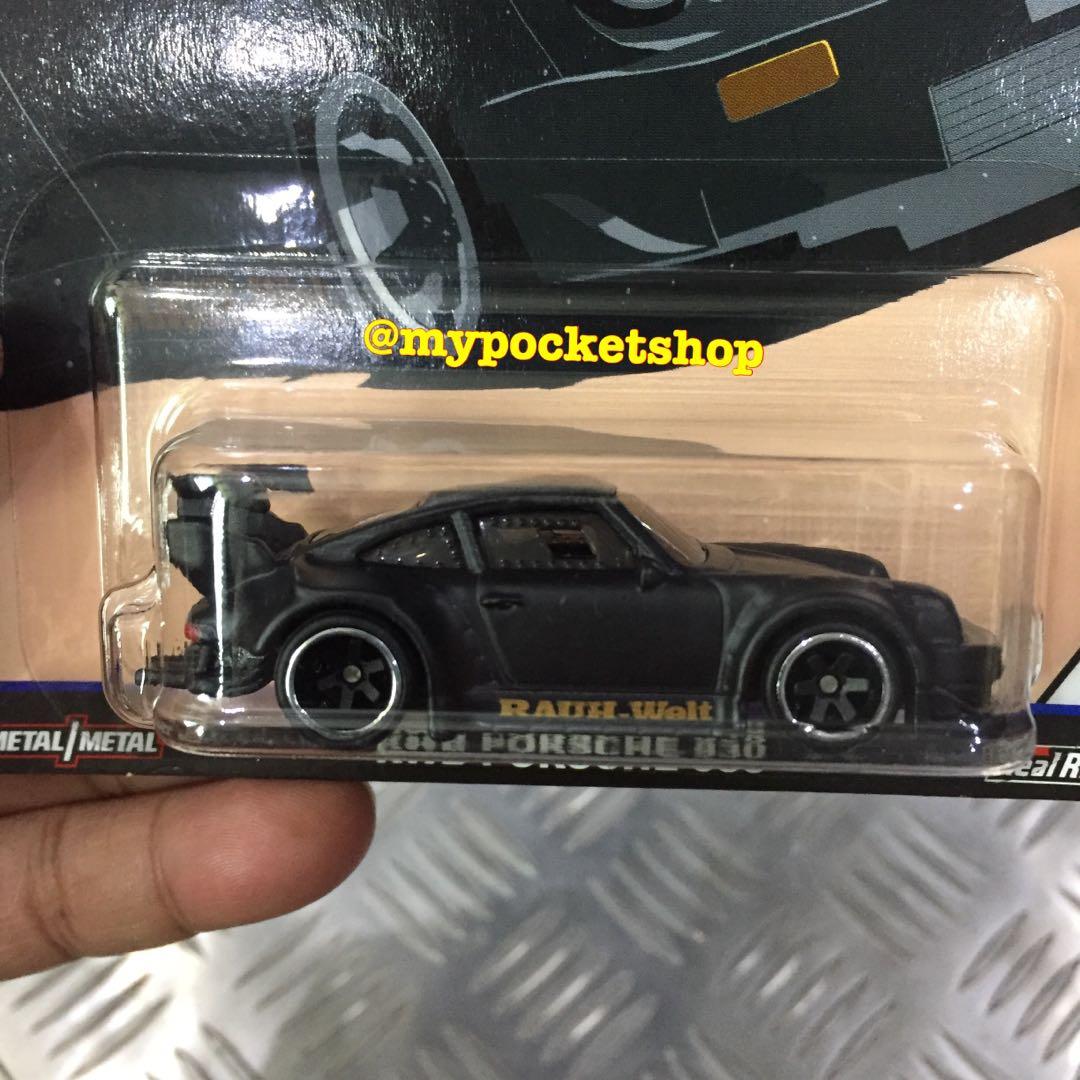 Hot Wheels RWB PORSCHE 930 - Flat Black / 2019 Hotwheels Premium Car ...