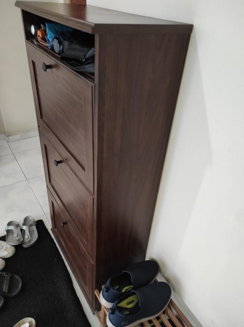 IKEA Brusali shoe rack, Furniture & Home Living, Furniture, Shelves, & Racks on Carousell