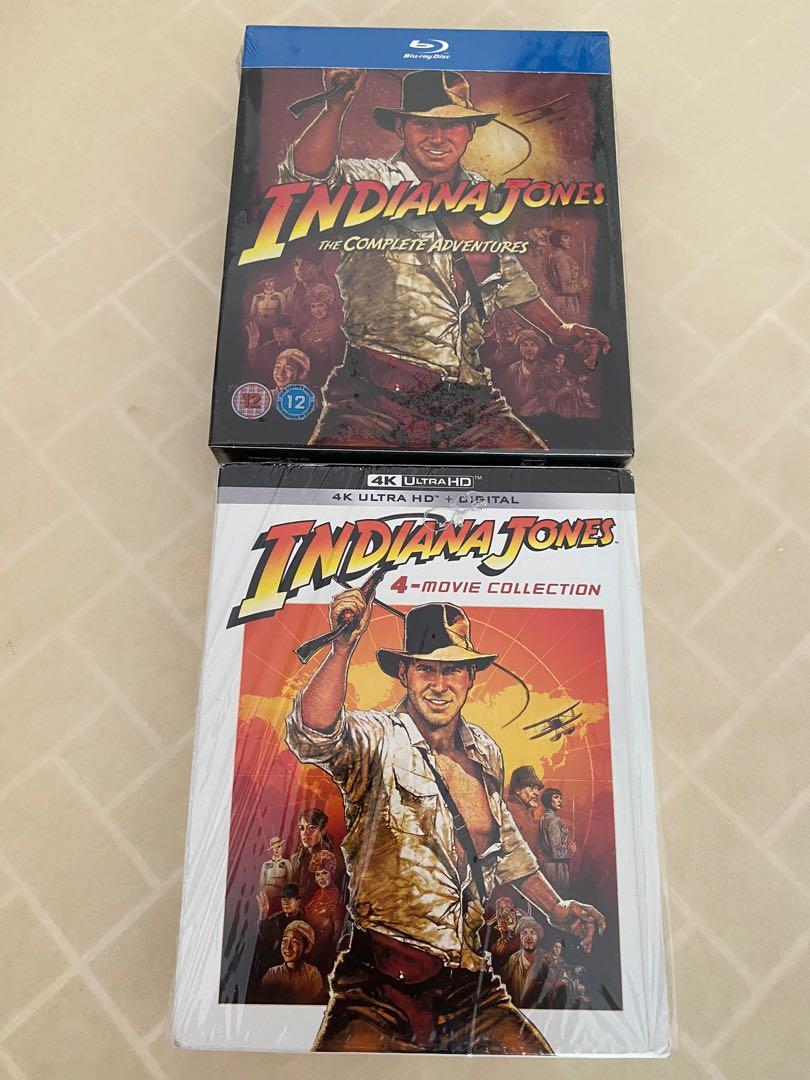 Indiana Jones Collection (4K Ultra HD & Blu Ray Versions), Hobbies & Toys,  Music & Media, CDs & DVDs on Carousell