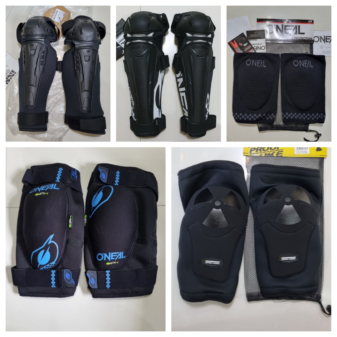 iXS Hammer / ONeal Knee Shin MTB Guard Pads, Sports Equipment, Bicycles & Parts, Parts