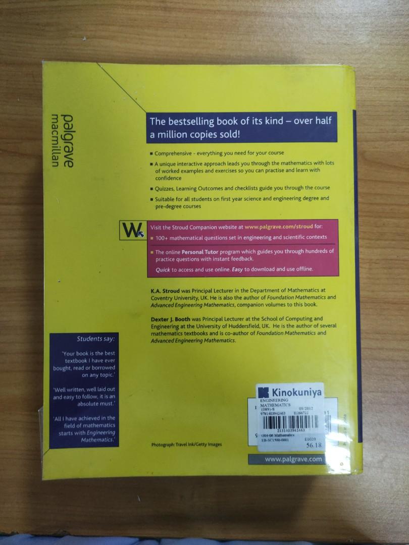 KA STROUD ENGINEERING MATHEMATICS PDF visual data 5