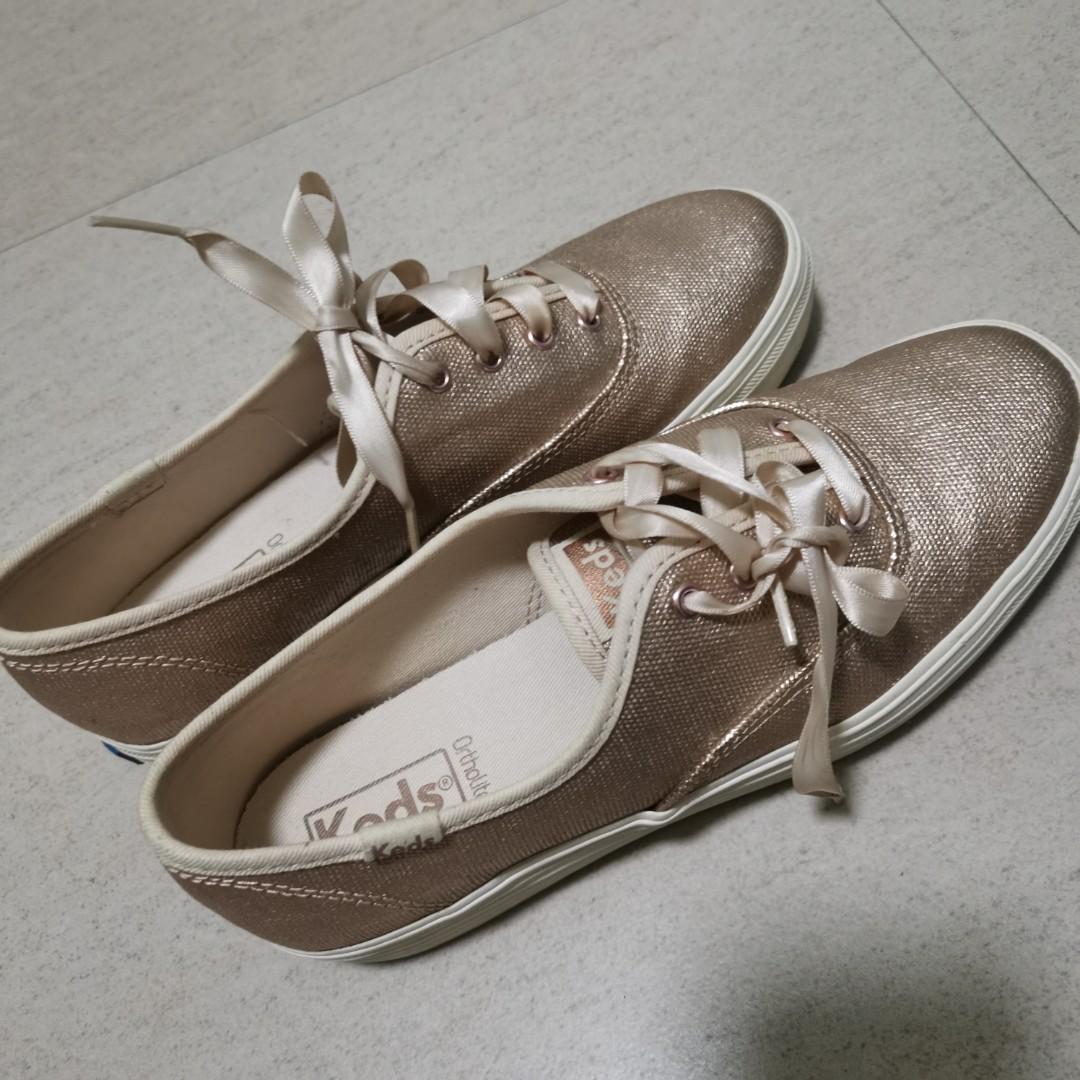 Keds rose gold sneakers