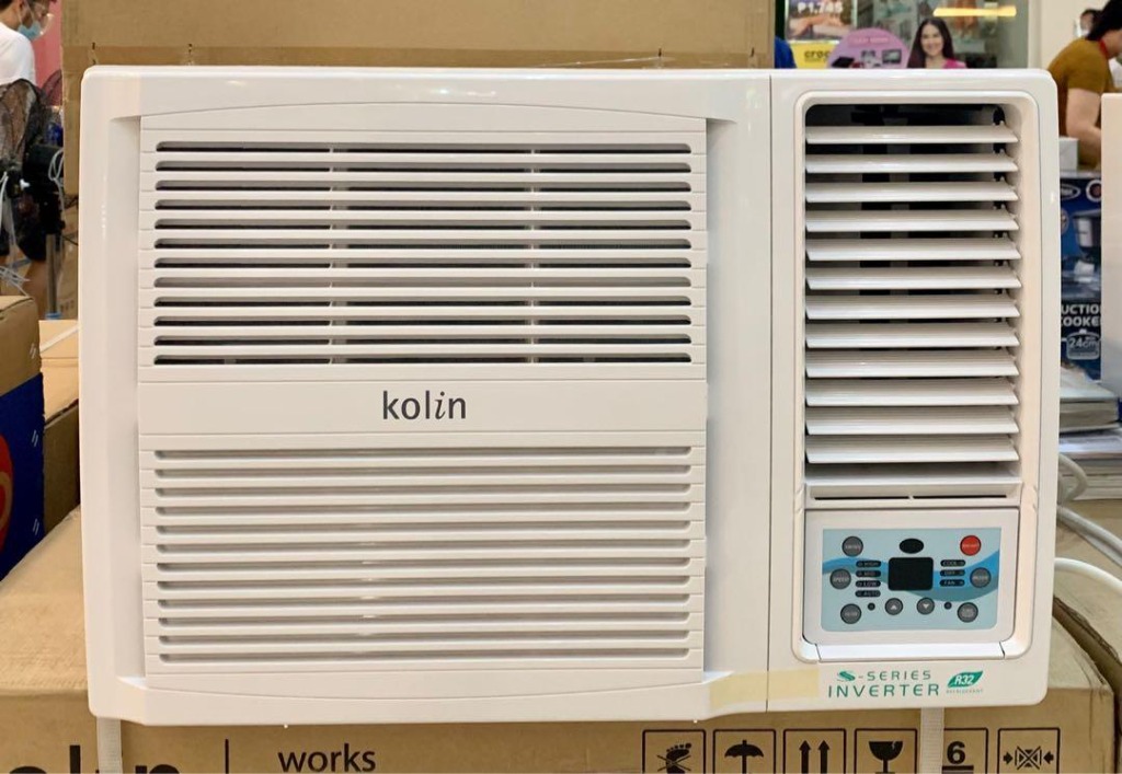 KOLIN 1.5 HP Window Type Aircon Inverter Series, TV & Home Appliances ...