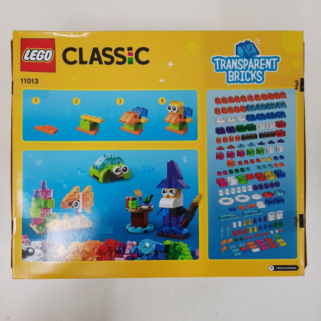 LEGO Classic 11013 Transparent Bricks, Hobbies & Toys, Toys & Games on ...