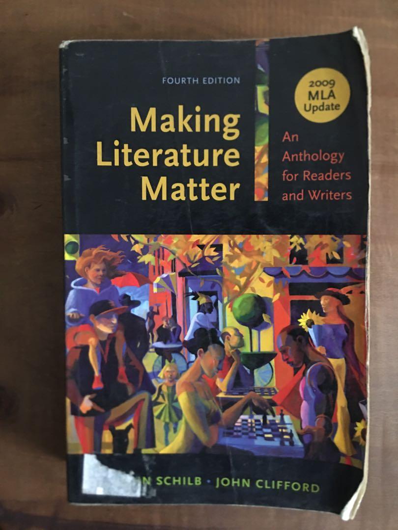 Literature (Anthology) (Category: Storybooks) located in Manila. Submitted by cheechako (Listing ID 1143330305, Image 1). Description: Making Literature Matter (thick book) .