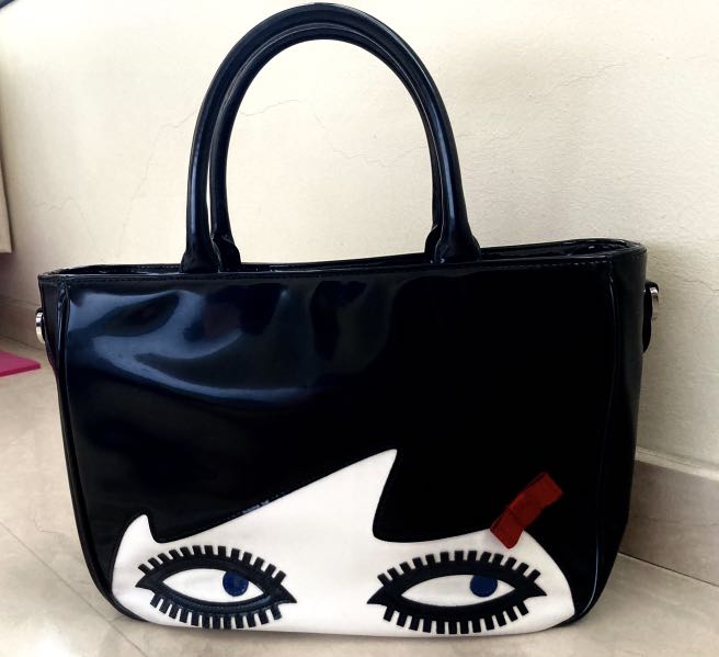 Lulu guinness doll face bag sales