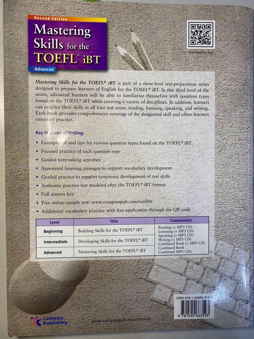 Building Skills for the TOEFL iBT Second Edition Writing Book with MP3 CD [Perfect]