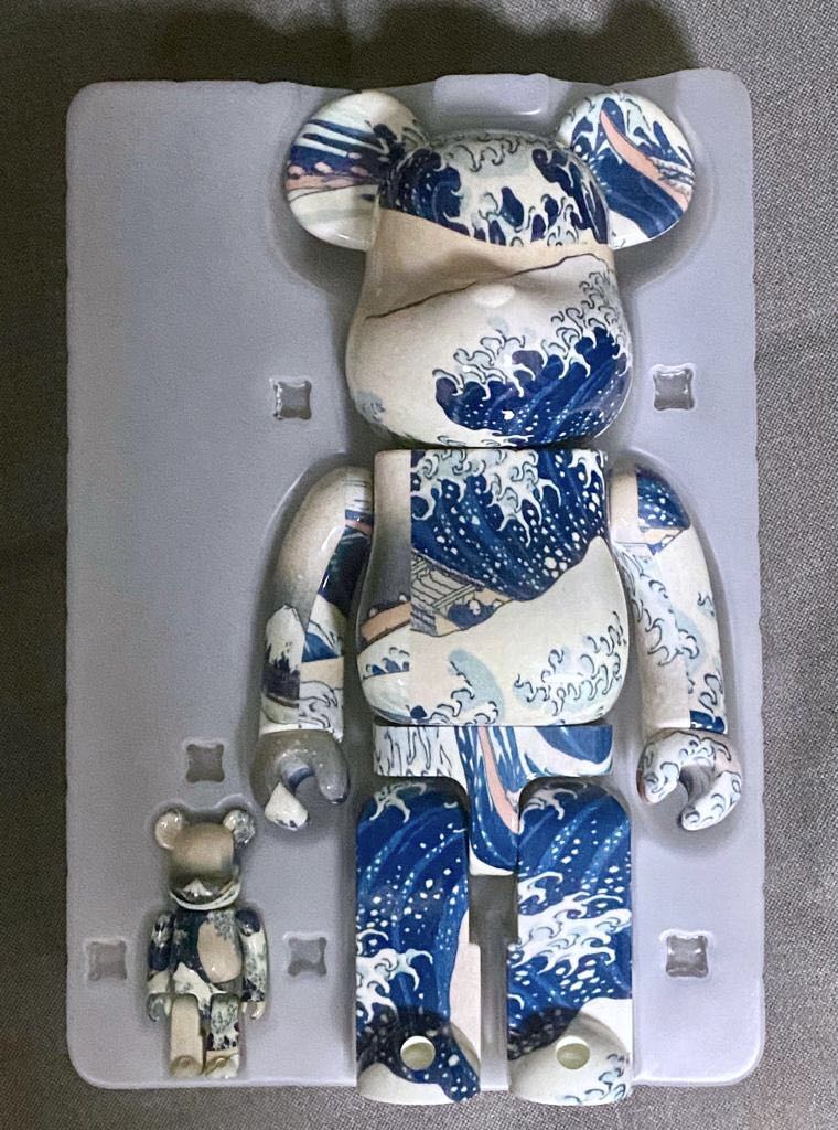 Medicom Be@rbrick Kanagawa The Great Wave Off Katsusika Hokusai