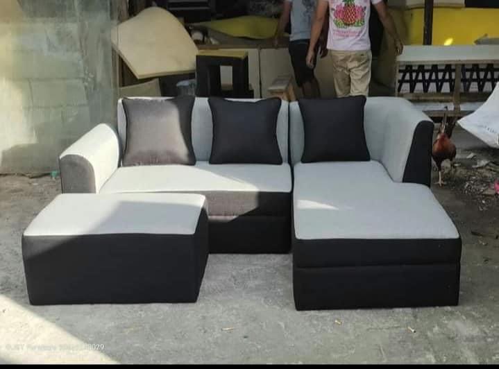 Mini L-Shape Sofa! Free Delivery!, Furniture & Home Living, Furniture, Sofas  On Carousell