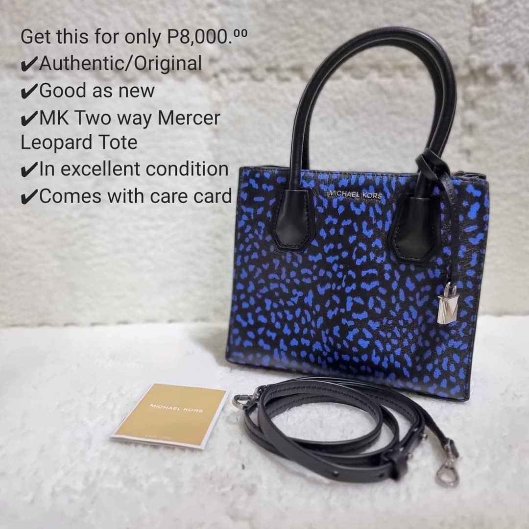 Michael kors mercer leopard 2025