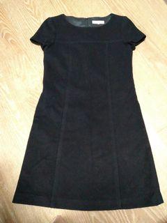ms select 日本製羊毛黑色洋裝 cashmere