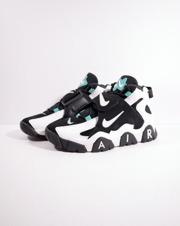 nike barrage mid black