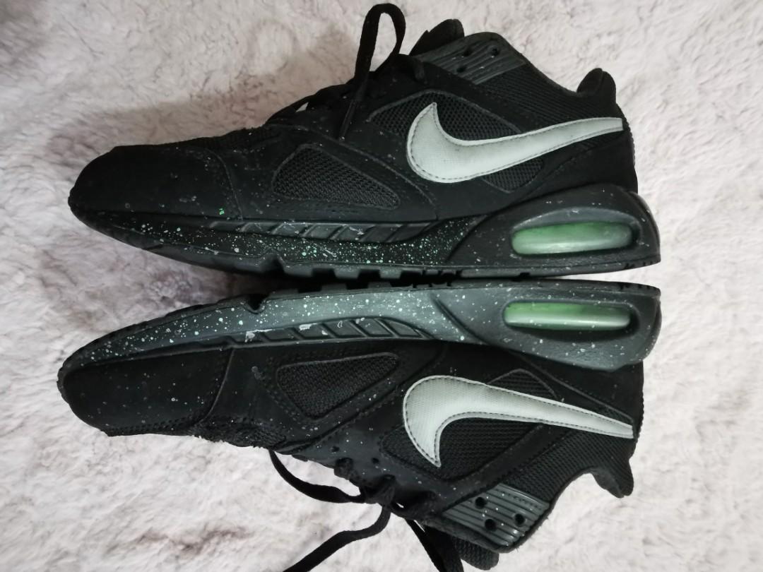 mens nike air max triple black