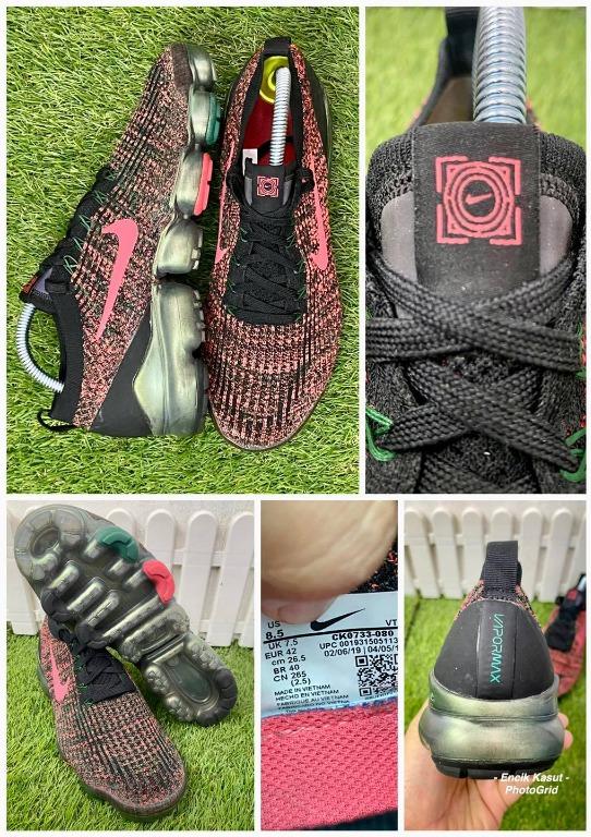 NIKE Air VaporMax 3.0 Gucci 7.5uk Men s Fashion Footwear Sneakers on Carousell