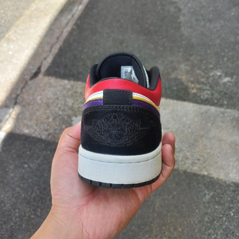 air jordan 1 low top 3 lakers