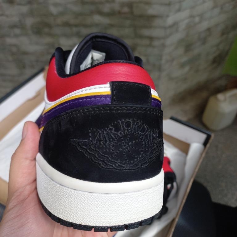 jordan 1 low top 3 lakers