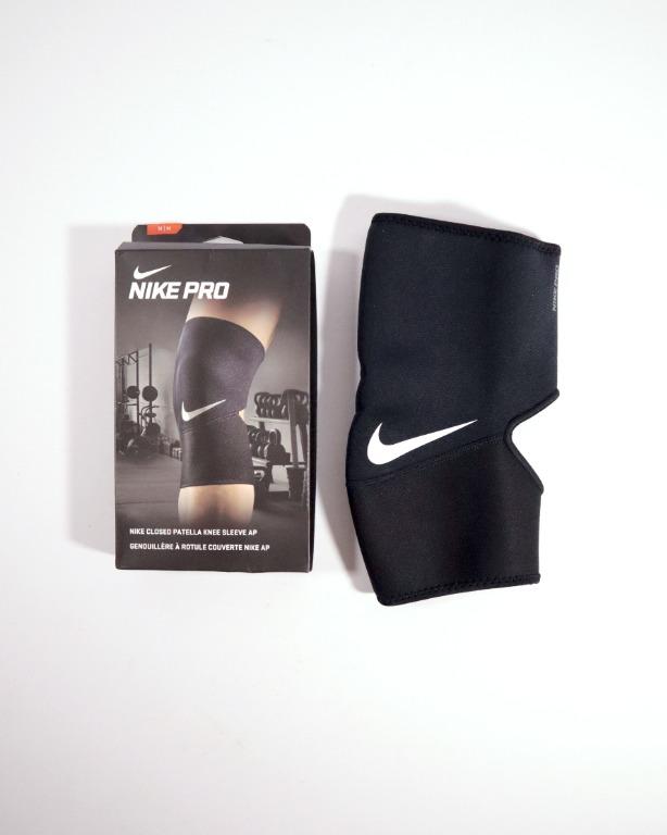 Nike Pro Closed Patella Knee Sleeve 2.0 (Black/White)