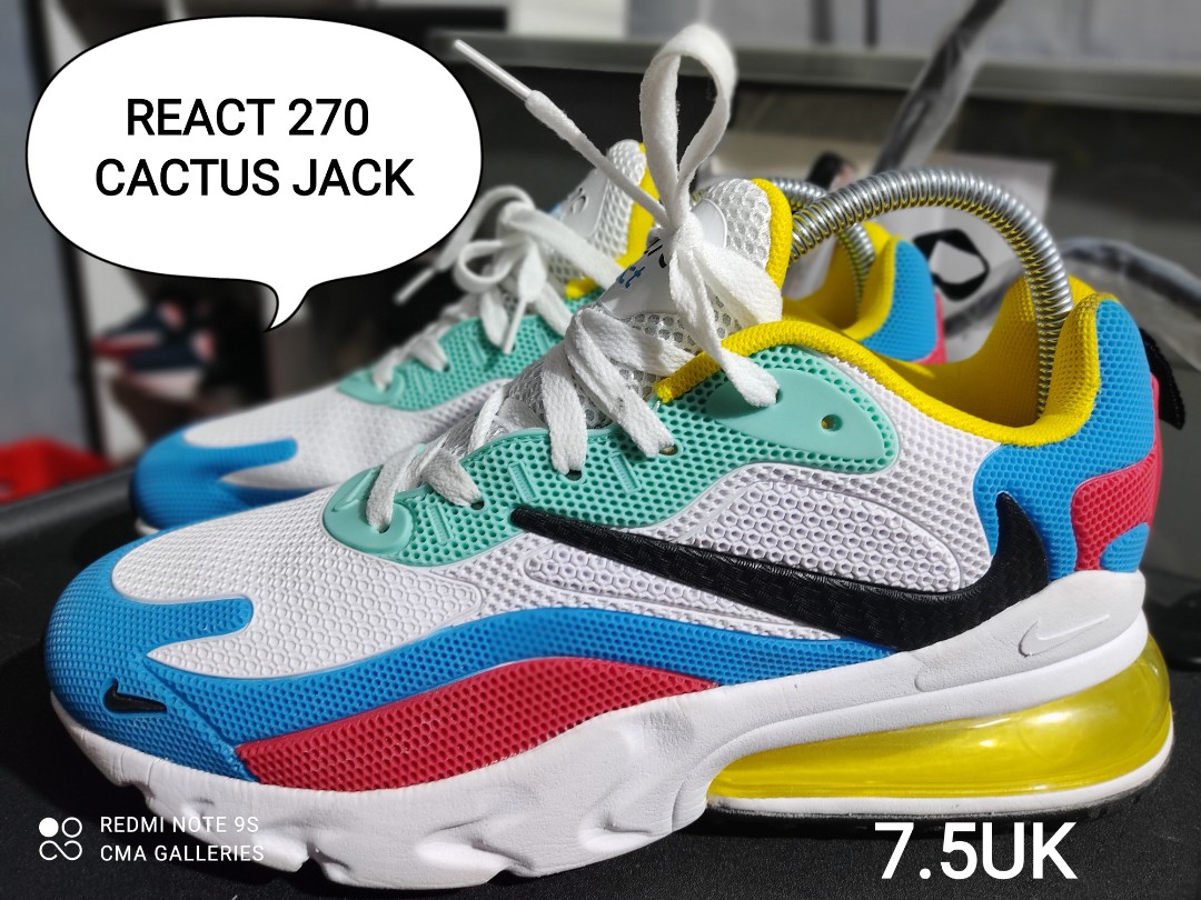 Nike react hot sale element 270 cactus