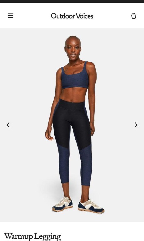 Outdoor Voices OV Warm Up High Waist Leggings pants tights