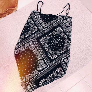 Paisley handkerchief top