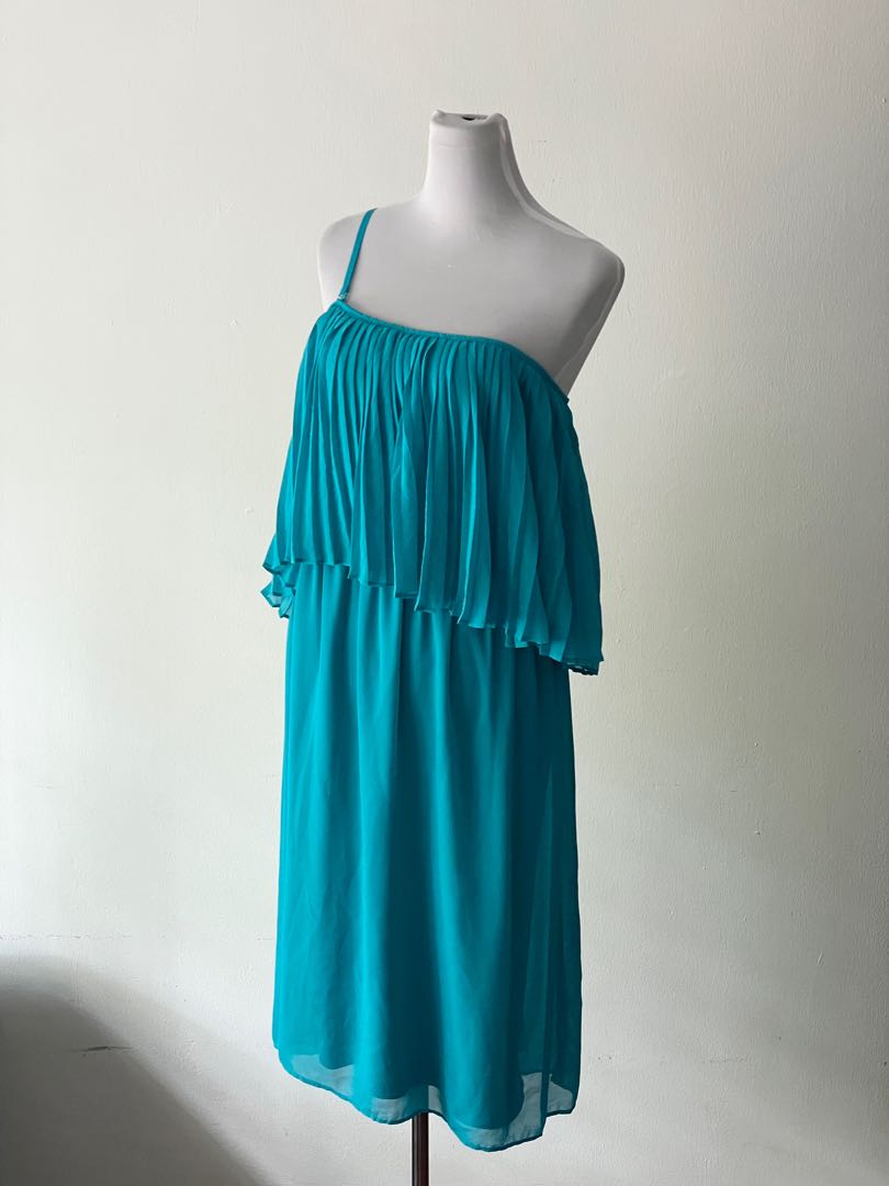 Lane bryant teal dress top
