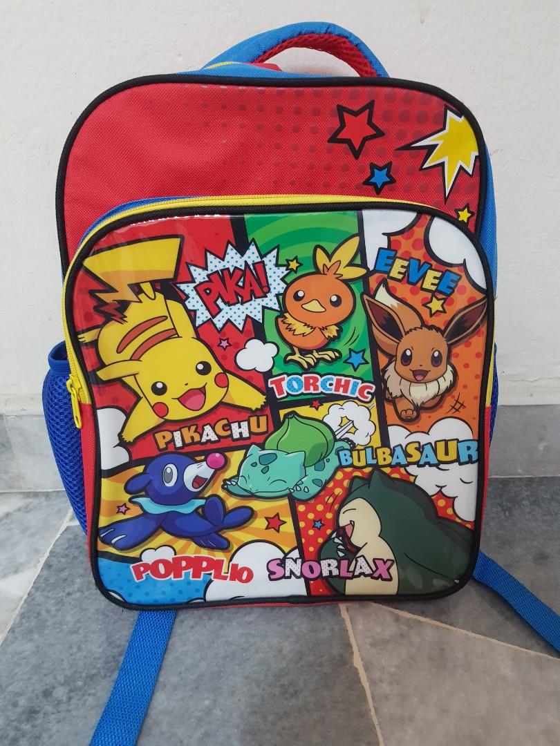 pokemon backpack and lunchbox
