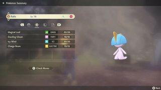 Pokemon Legends Arceus ✨Shiny✨ Ralts 6IVs Max EVs (Fast Link Trade)