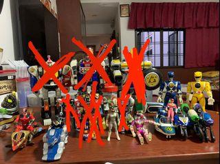 Power ranger mighty morphin Super ZEO turbo ranger megazord plus other power ranger