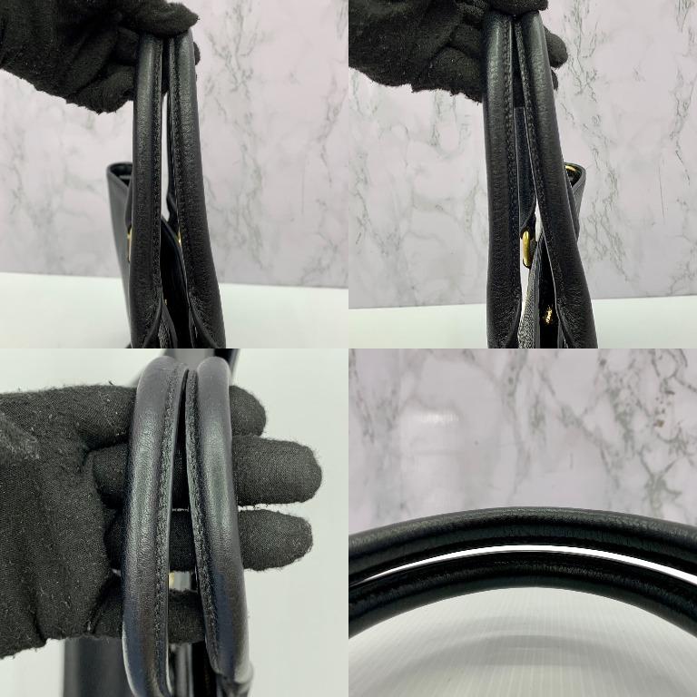 Brand new PRADA vitello phenix black (with strap & cert) IBG865