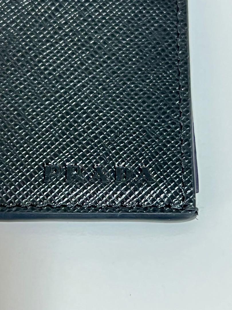 Prada Saffiano Card Holder, Men's Fashion, Watches Accessories