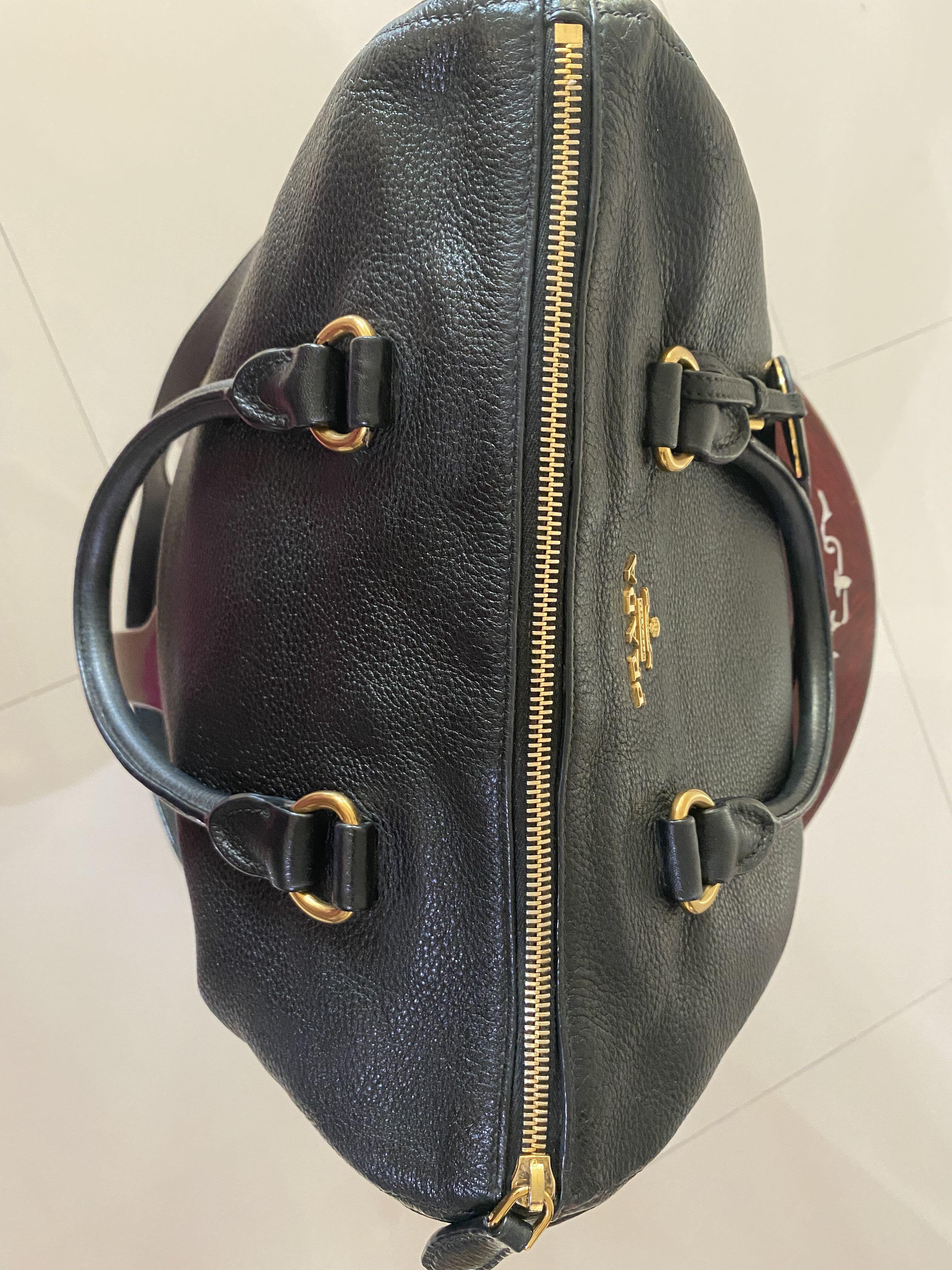 Prada Vitello Phenix Leather Tote Bag White ref.795669 - Joli Closet